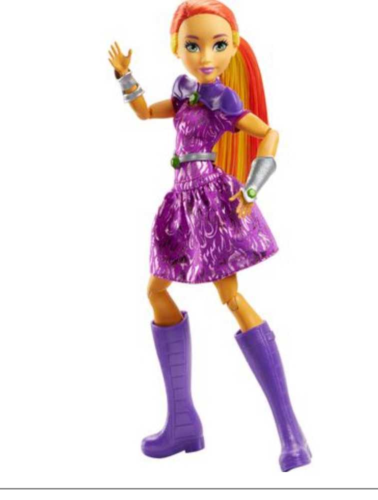 DC Super Hero Girls 12 inch Starfire Transforming doll - DC Mattel (DC Super Hero Girls) action figure collectible [Barcode 887961623871] - Main Image 3