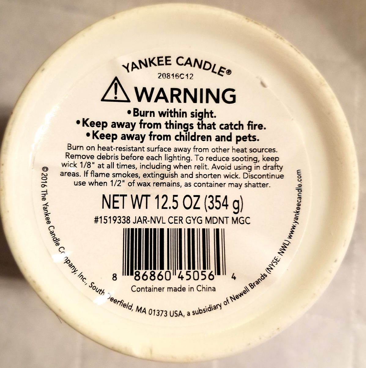 CANDLE: New Years Yankee Candle Midnight Magic 2016 - Yankee Candle (New Years Candles) action figure collectible - Main Image 2