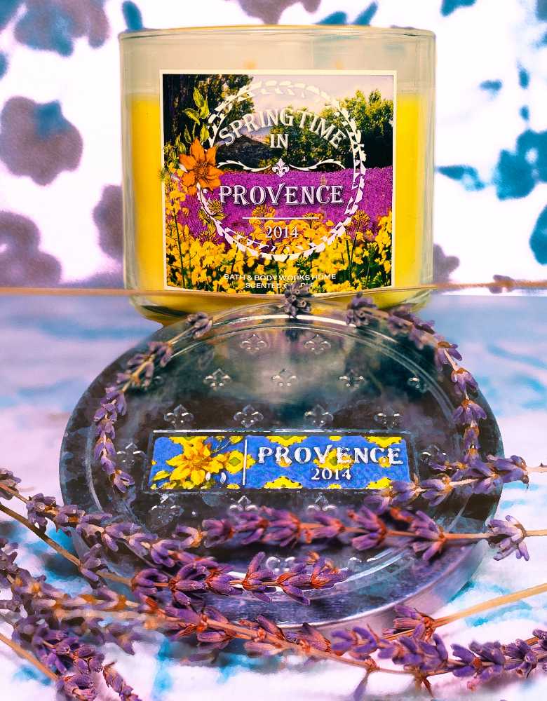 CANDLE: SPRING Bath & Bodyworks Springtime in Province 2014 - Bath & Bodyworks Candle (Spring Candles) action figure collectible - Main Image 4