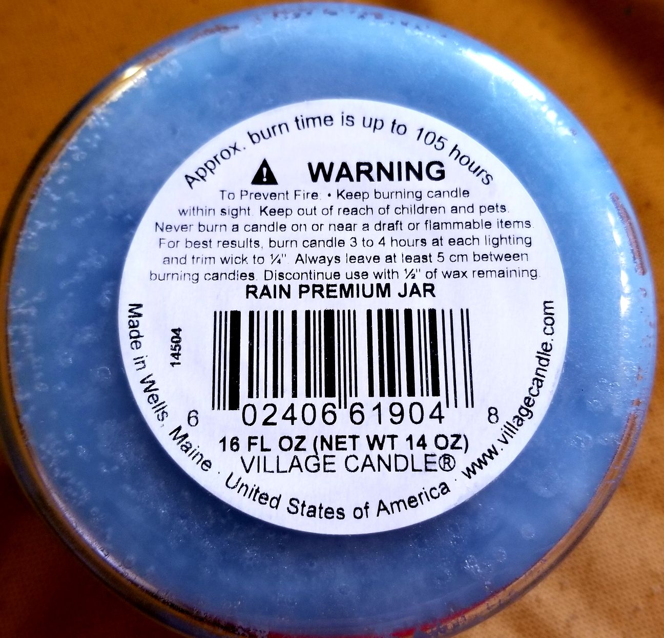 CANDLE: SPRING  Village Candle Rain 2014 - Village Candle (Valentine’s Day Candles) action figure collectible - Main Image 2