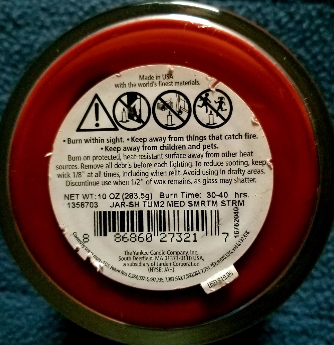 CANDLE: SUMMER Yankee Candle Summertime Storm - Yankee Candle (Summer Candles) action figure collectible - Main Image 2