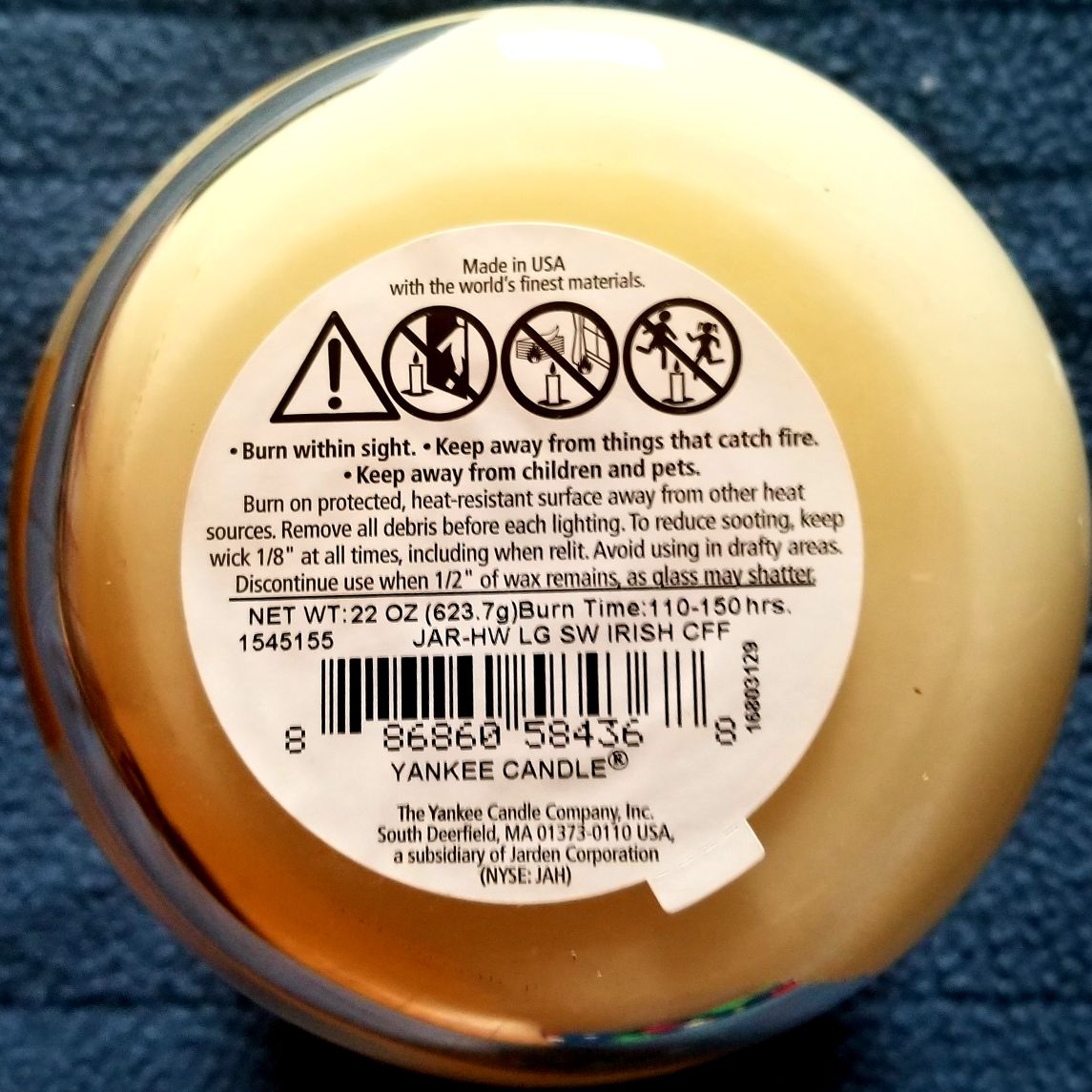 CANDLE: St. Patrick’s Day Yankee Candle Sweet Irish Coffee 2016 - Yankee Candle (St. Patrick’s Day Candles) action figure collectible - Main Image 2