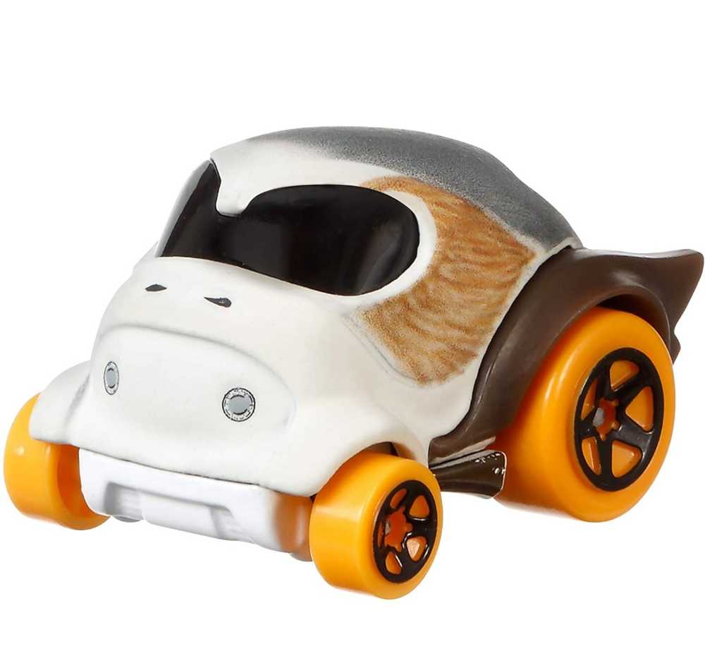 Hot Wheels Star Wars Character Porg White Card - Hot Wheels by Mattel (Star Wars Hot Wheels) action figure collectible [Barcode 0887961709070] - Main Image 4