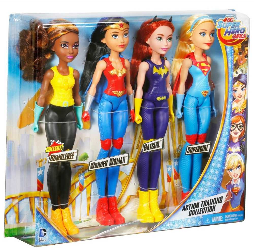 DC Super Hero Girls 12 inch Action Training Collection 4 pack - DC Mattel (DC Superhero Girls) action figure collectible [Barcode 0887961423150] - Main Image 4