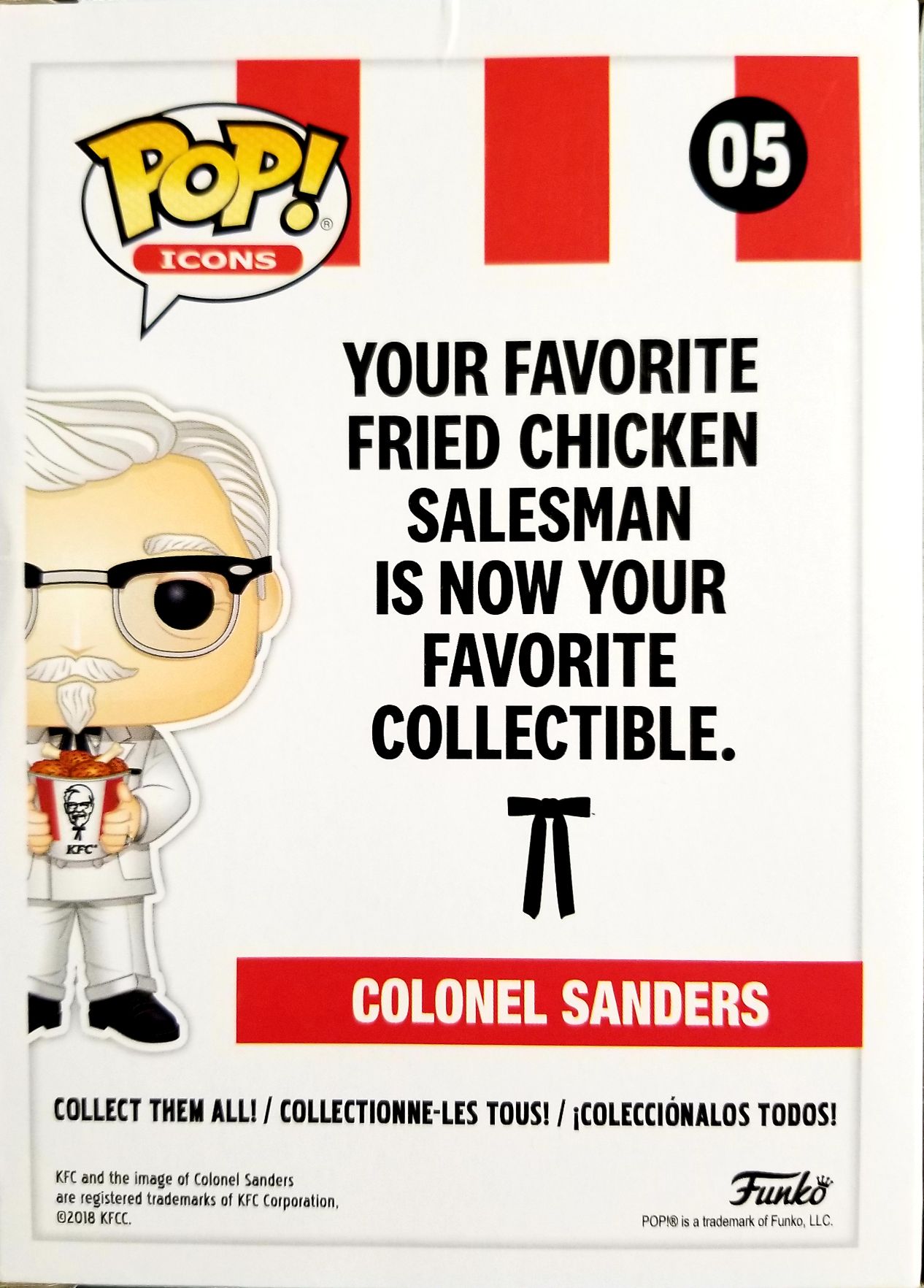 Funko Pop! Icons: KFC - Colonel Sanders - Funko (Icon Series) action figure collectible [Barcode 0889698368025] - Main Image 2