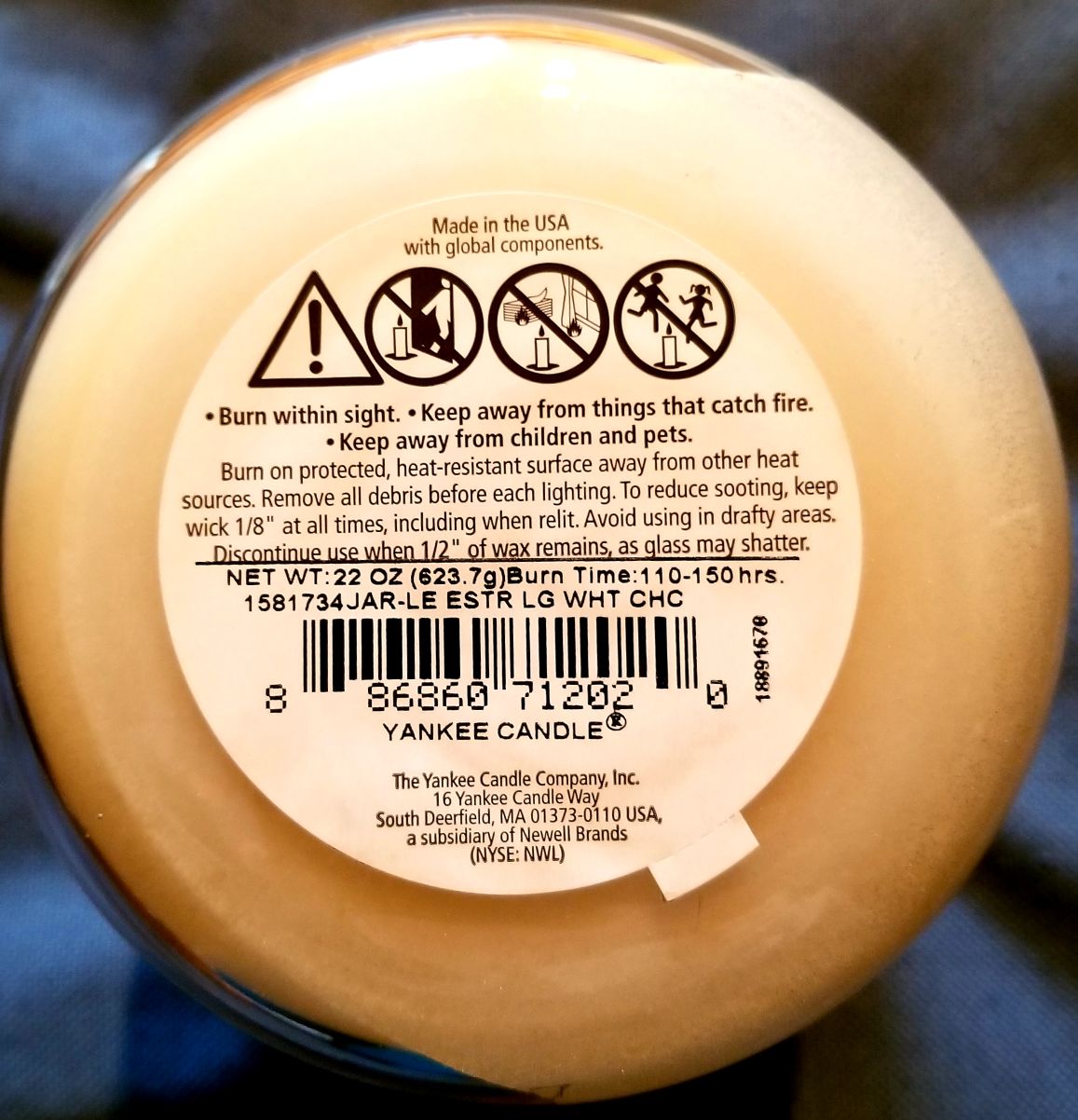 CANDLE: Easter Yankee White Chocolate 2018 - Yankee Candle (Easter Candles) action figure collectible - Main Image 2