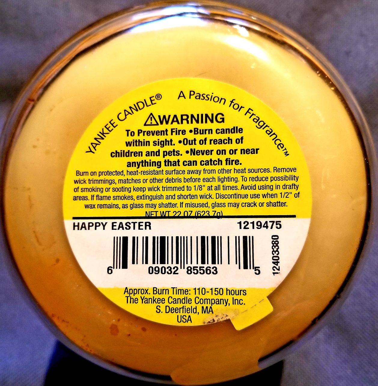 CANDLE: Easter Yankee Happy Easter 2012 - Yankee Candle (Easter Candles) action figure collectible - Main Image 2