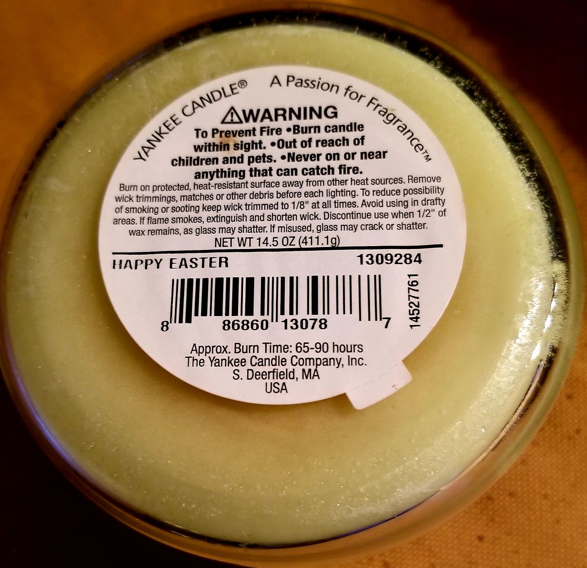 CANDLE: Easter Yankee Happy Easter Bunnies  2014 - Yankee Candle (Easter Candles) action figure collectible - Main Image 2