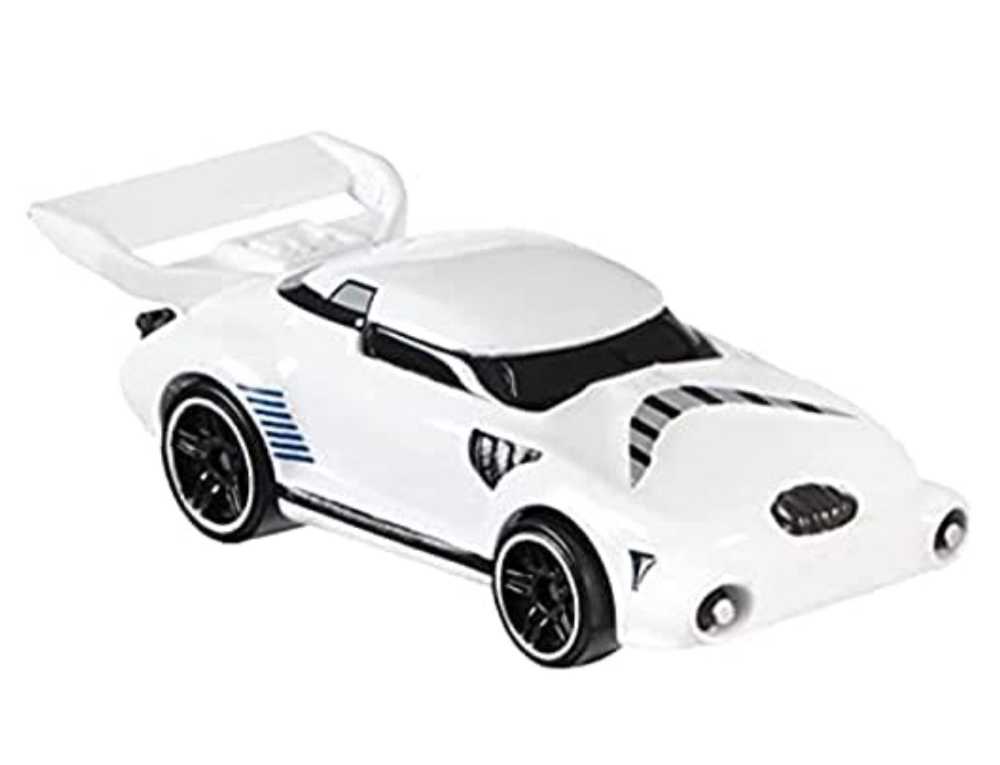 Hot Wheels Star Wars Character Stormtrooper With Pull Out Blaster Action Feature White Card - Hot Wheels from Mattel (Star Wars Hot Wheels Cars) action figure collectible [Barcode 0887961709063] - Main Image 3