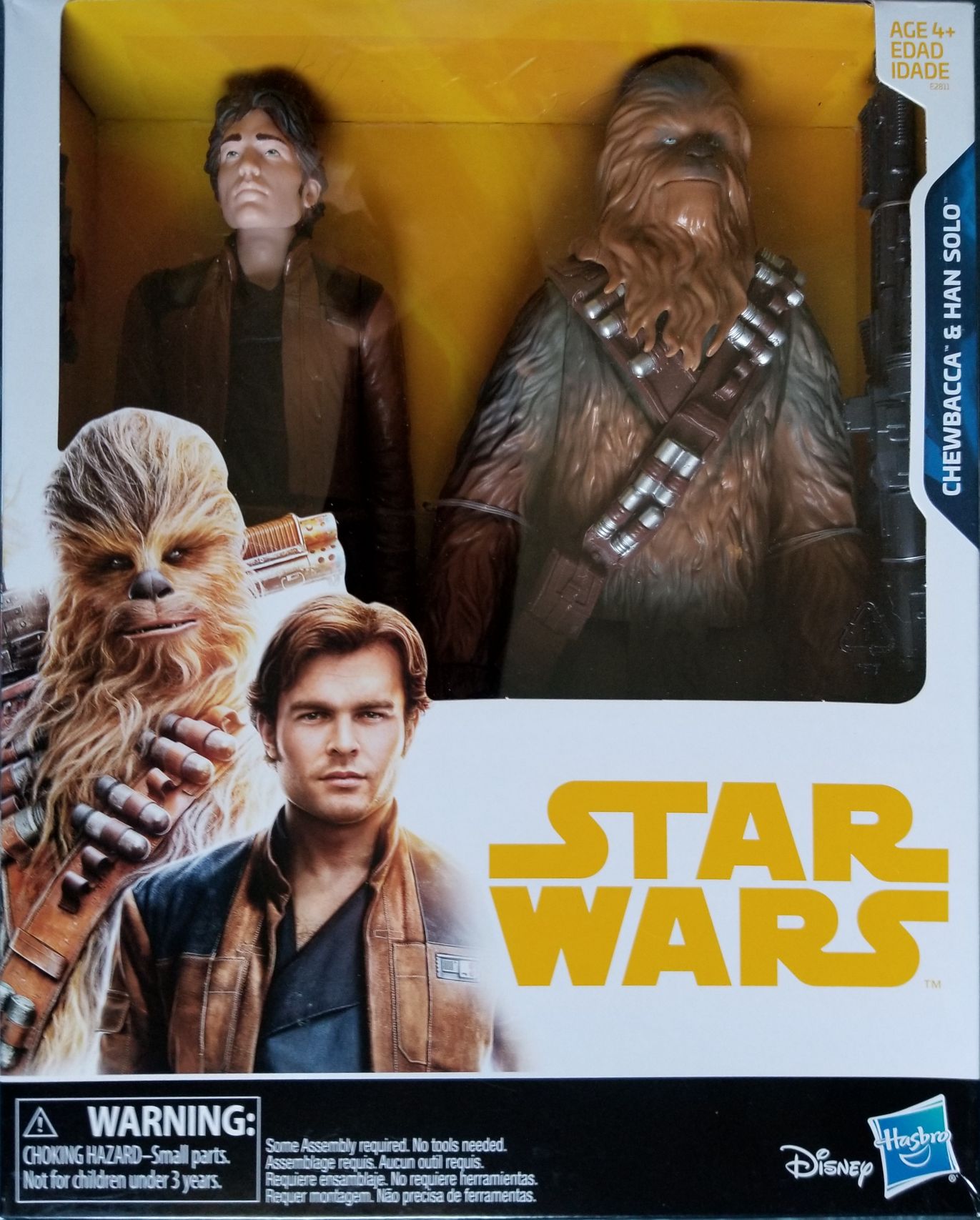 12” Chewbacca & Han Solo  - Hasbro (2018 Solo) action figure collectible [Barcode 630509702831] - Main Image 1