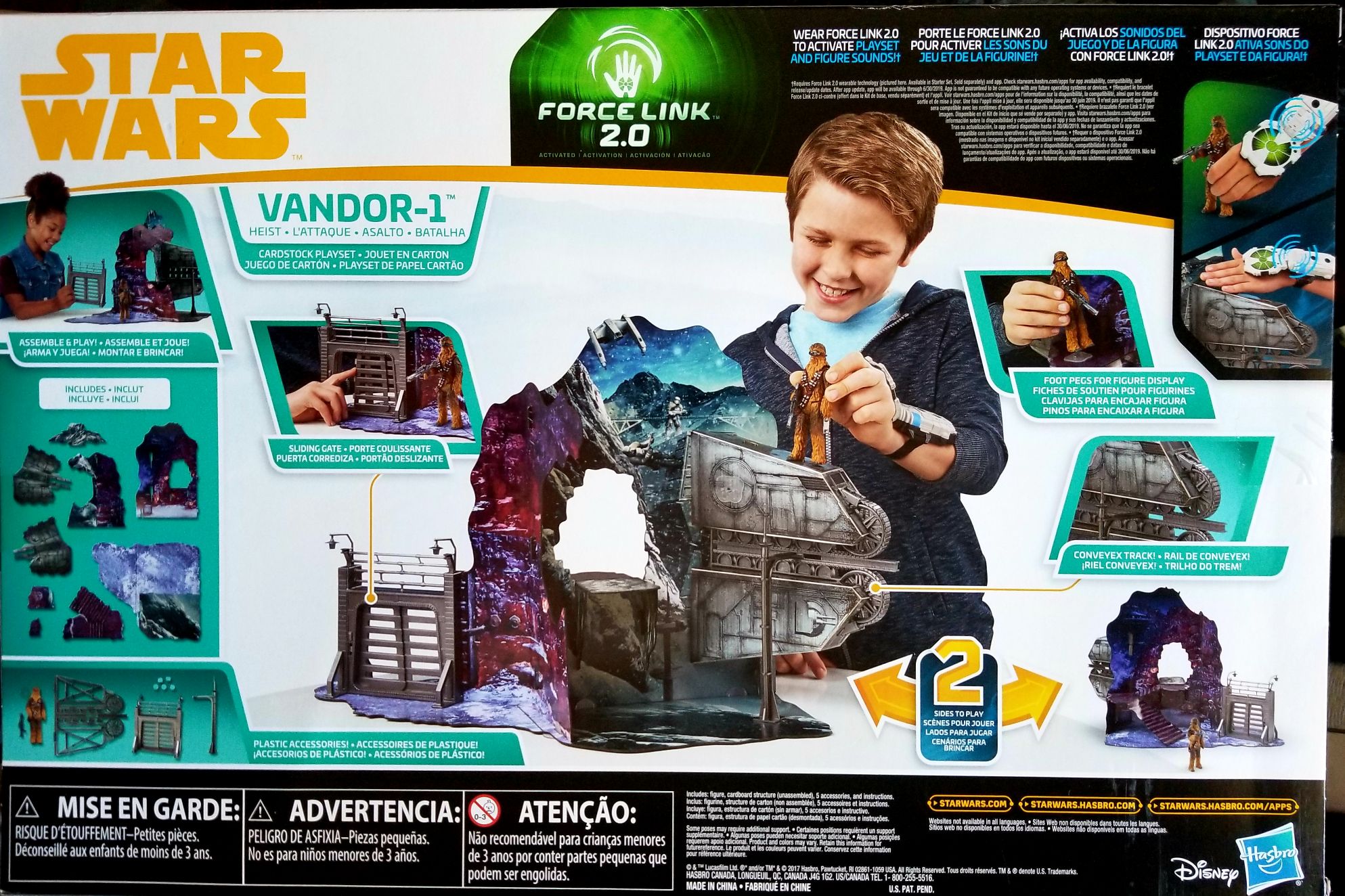 Chewbacca - Disney / Hasbro (Force Link 2.0 3.75” 2018: Playset) action figure collectible [Barcode 630509731473] - Main Image 2