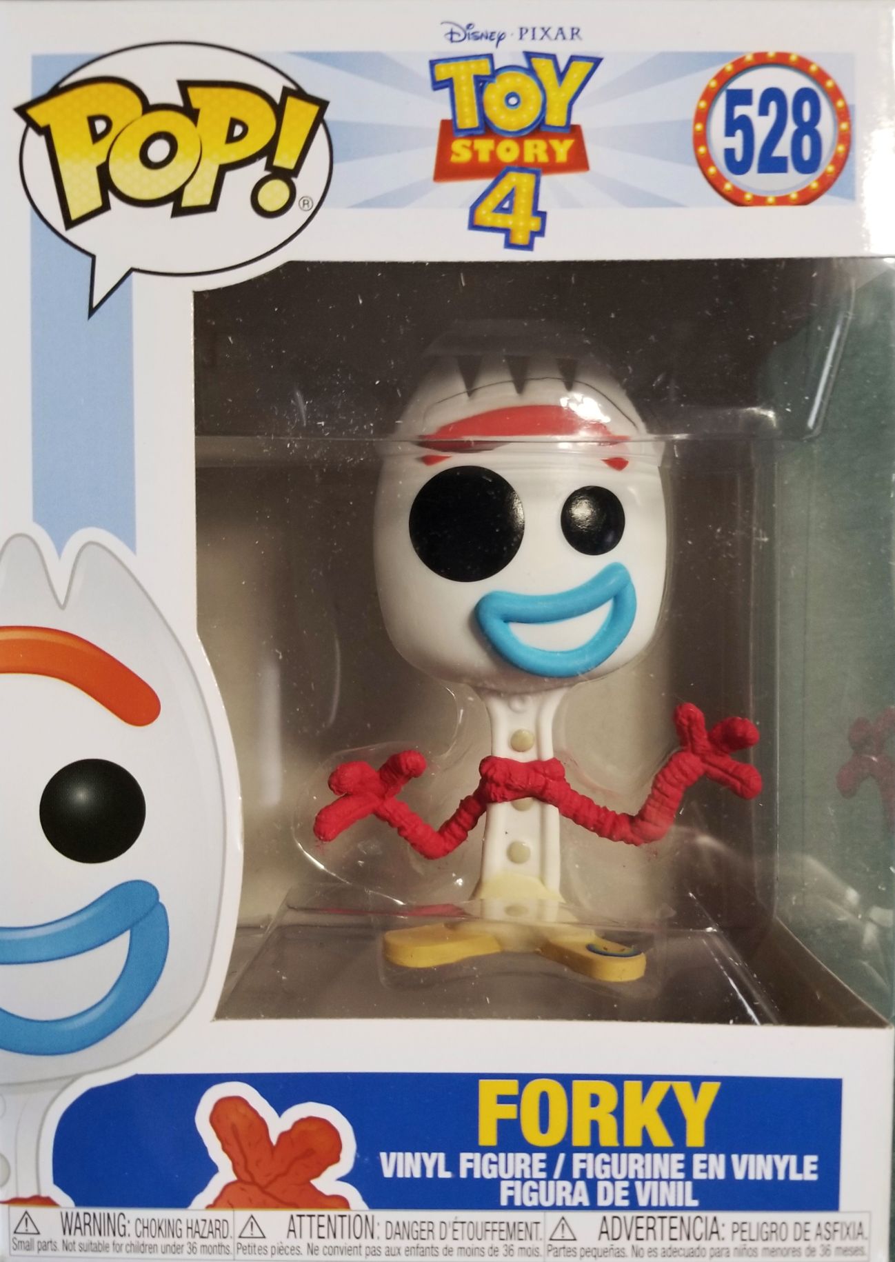 Funko Pop! Movies: Toy Story 4 Movie Forky - Funko (Toy Stoy 4) action figure collectible [Barcode 0889698373968] - Main Image 1