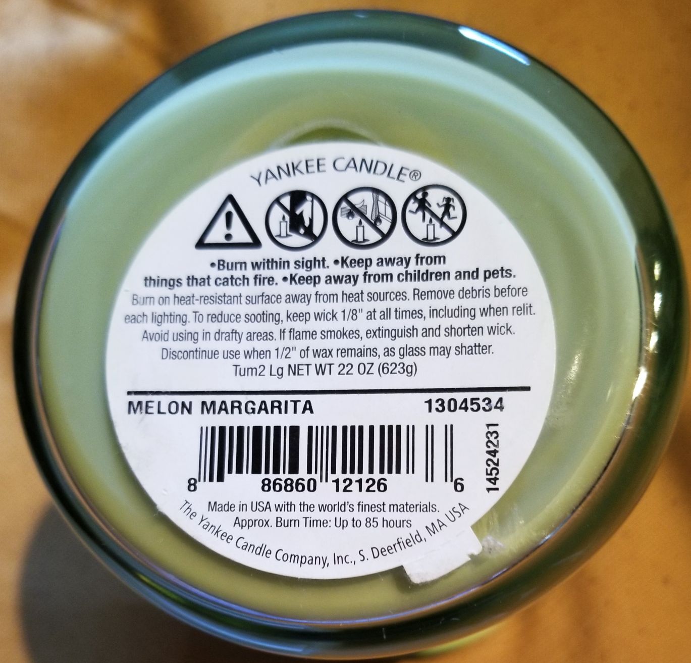 CANDLE: Cinco de Mayo Yankee Melon Margarita - Yankee Candle (Cinco de Mayo Candle) action figure collectible - Main Image 2