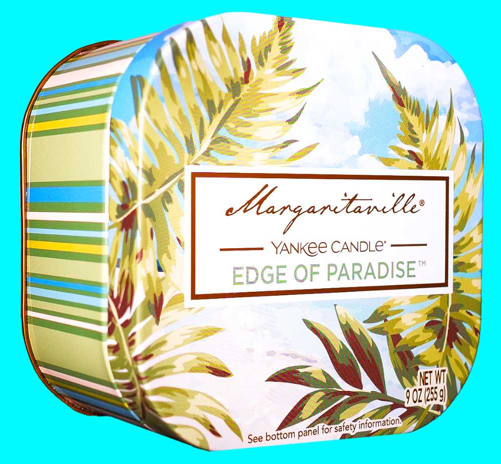 CANDLE: Cinco de Mayo Yankee Margaritaville Edge of Paradise tin 2017 - Yankee Candle (Cinco de Mayo Candle) action figure collectible - Main Image 3