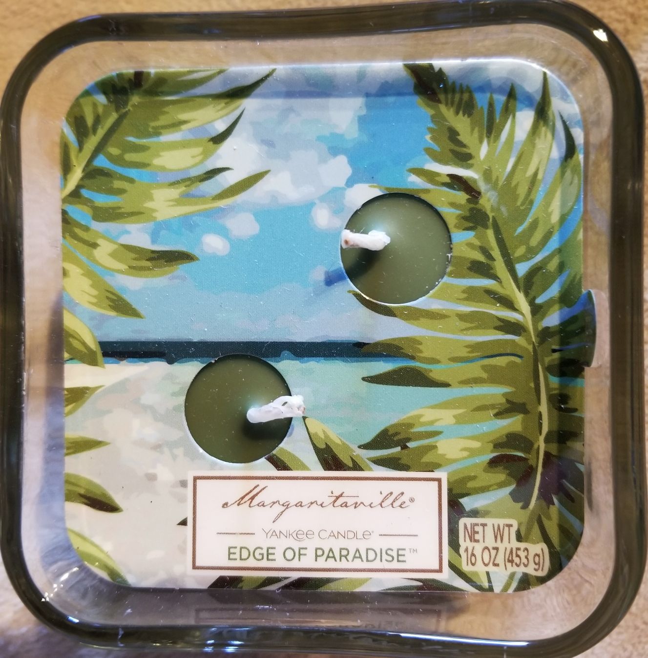 CANDLE: Cinco de Mayo Yankee Margaritaville Edge of Paradise Glass - Yankee Candle (Cinco de Mayo Candle) action figure collectible - Main Image 2