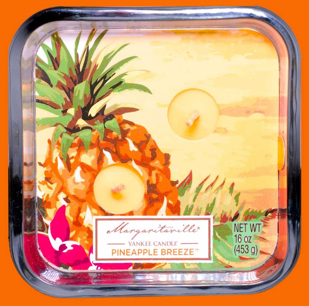 CANDLE: Cinco de Mayo Yankee Margaritaville Pineapple Breeze Glass 2016 - Yankee Candle (Cinco de Mayo Candle) action figure collectible - Main Image 3