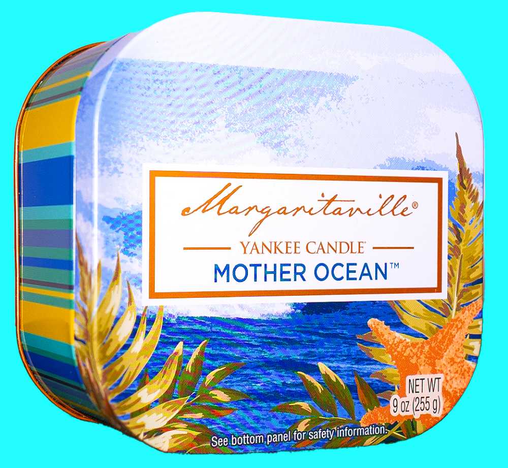 CANDLE: Cinco de Mayo Yankee Margaritaville Mother Ocean Tin 2016 - Yankee Candle (Cinco de Mayo Candle) action figure collectible - Main Image 3