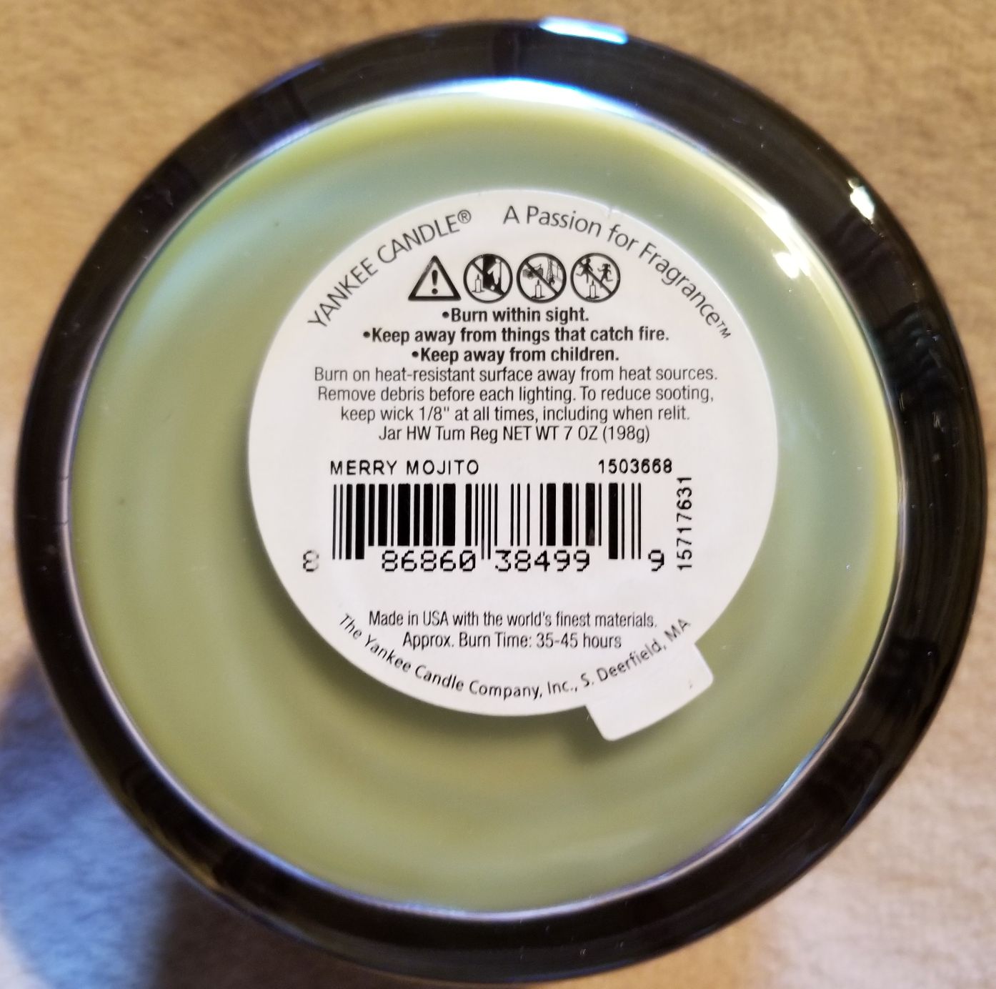 CANDLE: Cinco de Mayo Yankee Merry Mojito - Yankee Candle (Cinco de Mayo Candle) action figure collectible - Main Image 2