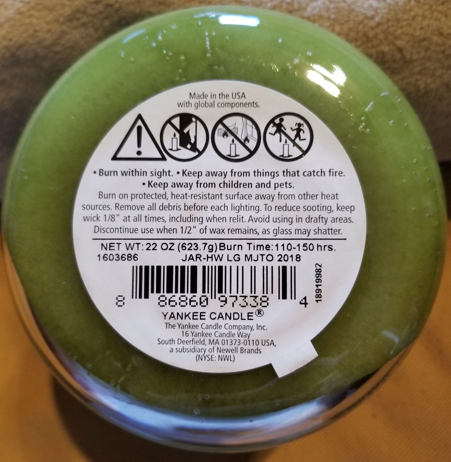 CANDLE: Cinco de Mayo Yankee Mojito  2018 - Yankee Candle (Cinco de Mayo Candle) action figure collectible - Main Image 2