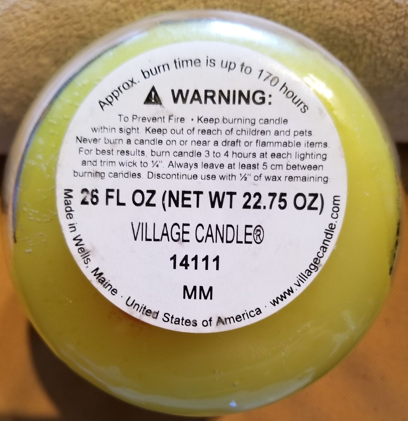 CANDLE: Cinco de Mayo Village Frozen Margarita 2015 - Village Candle (Cinco de Mayo Candle) action figure collectible - Main Image 2