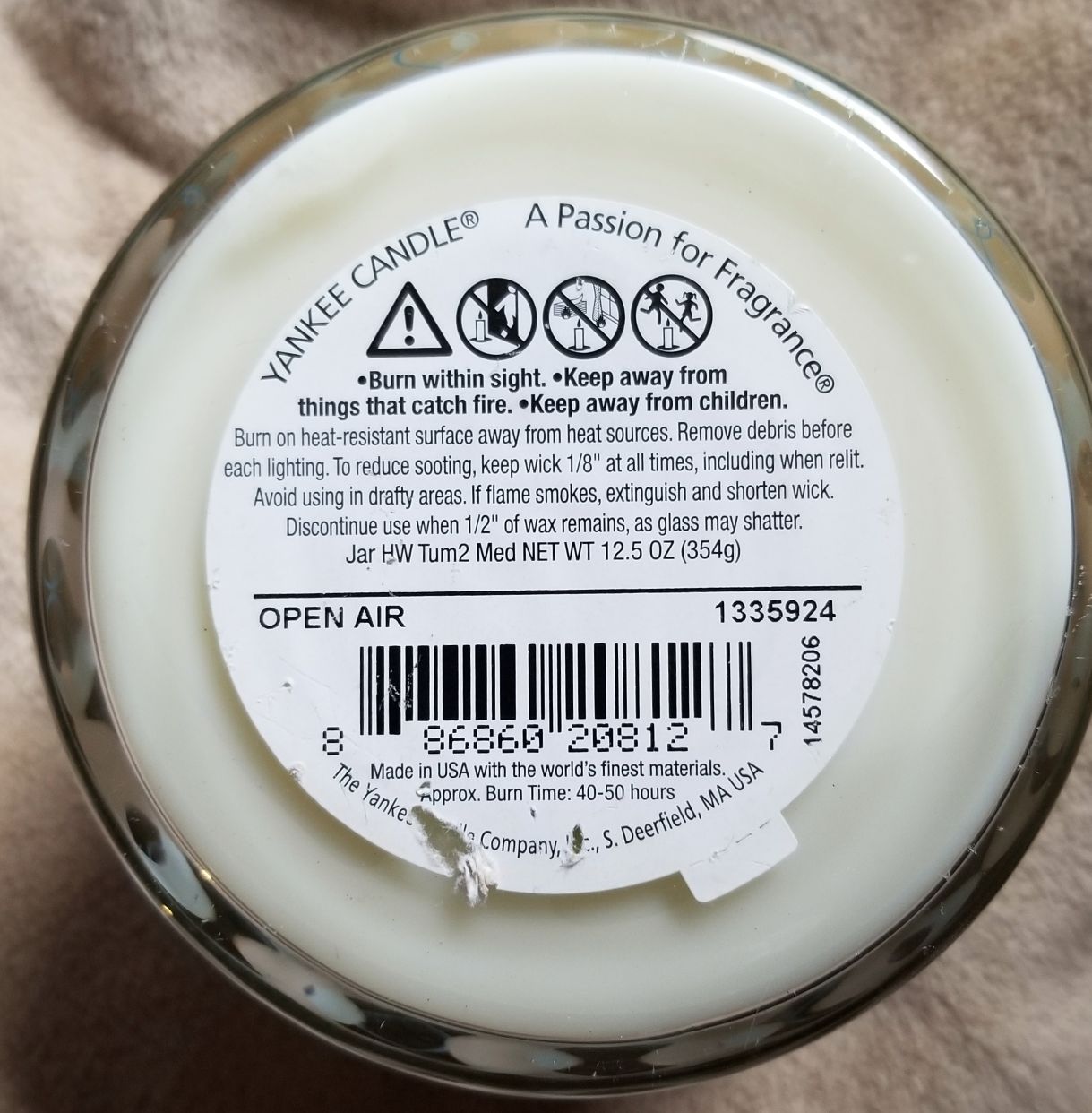 CANDLE: Garden Yankee Open Air - Yankee Candle (Garden Candles) action figure collectible - Main Image 2