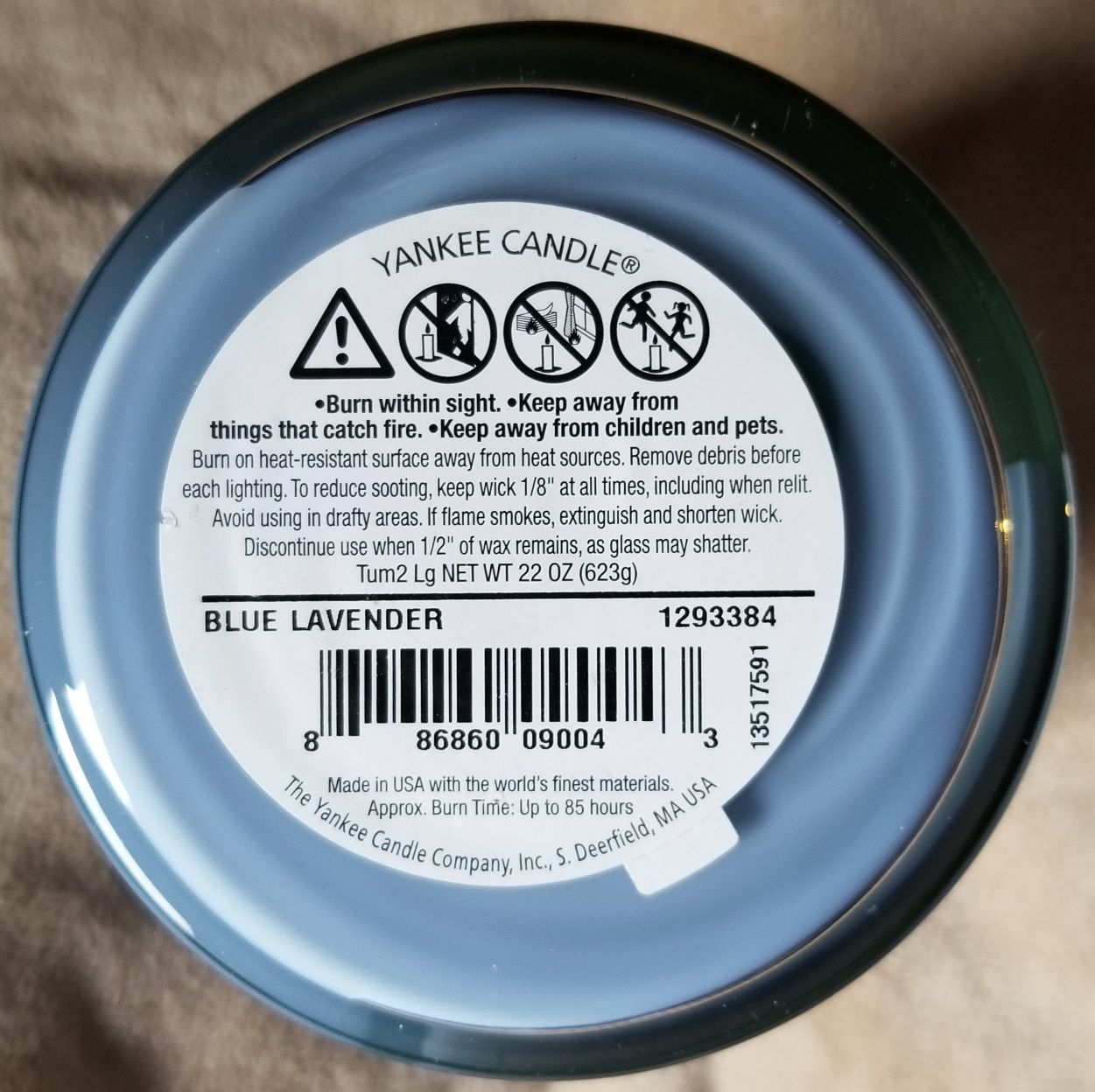 CANDLE: Garden Yankee Blue Lavender - Yankee Candle (Garden Candles) action figure collectible - Main Image 2