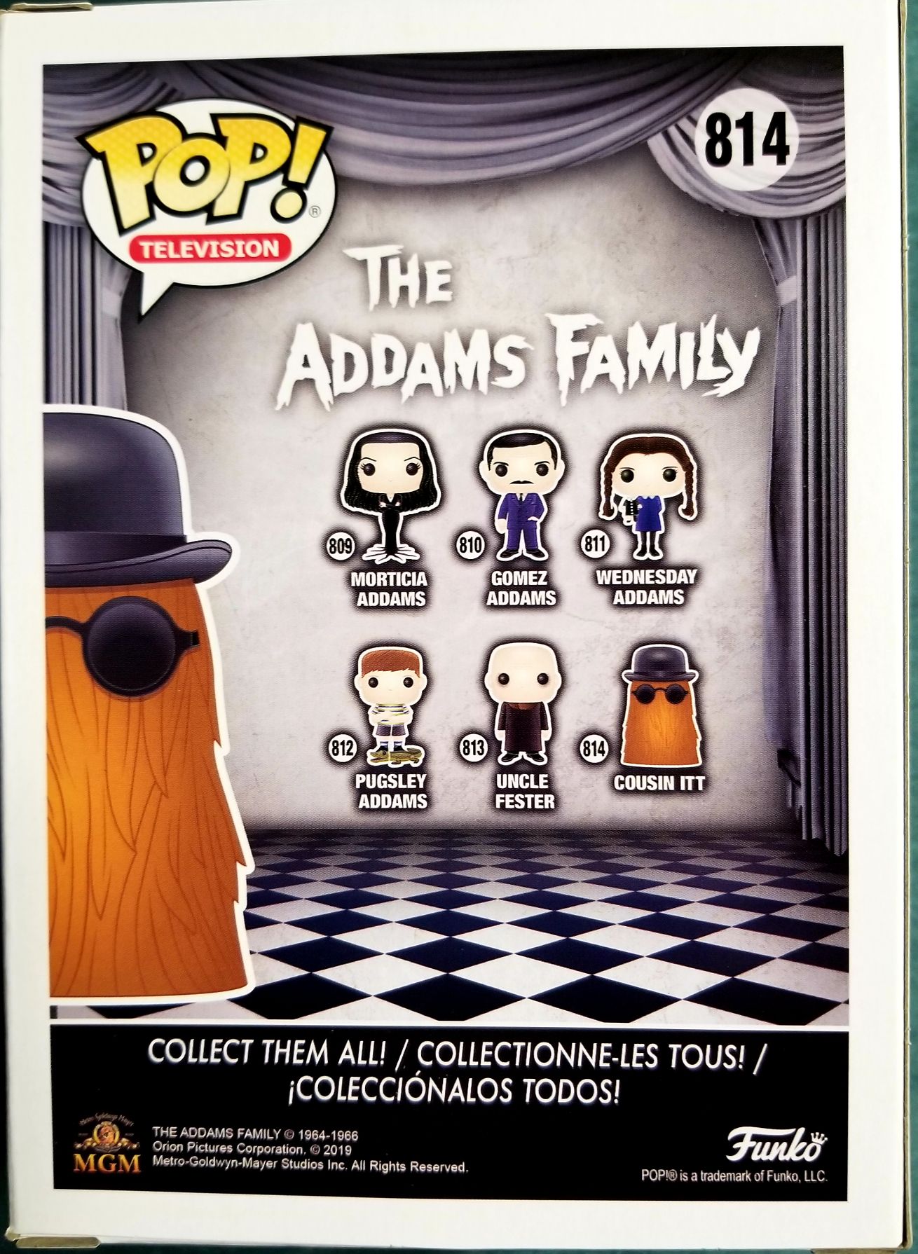 Funko Pop! Television: Adam’s Family Cousin Itt - Funko (Adam’s Family) action figure collectible [Barcode 0889698391801] - Main Image 2