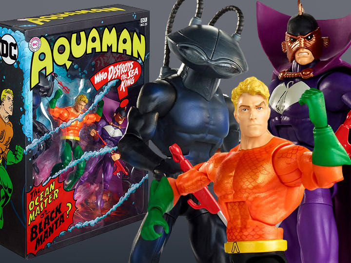 DC Comics Multiverse Aquaman Between Two Dooms  - DC Mattel (Between Two Dooms) action figure collectible [Barcode 887961734348] - Main Image 3