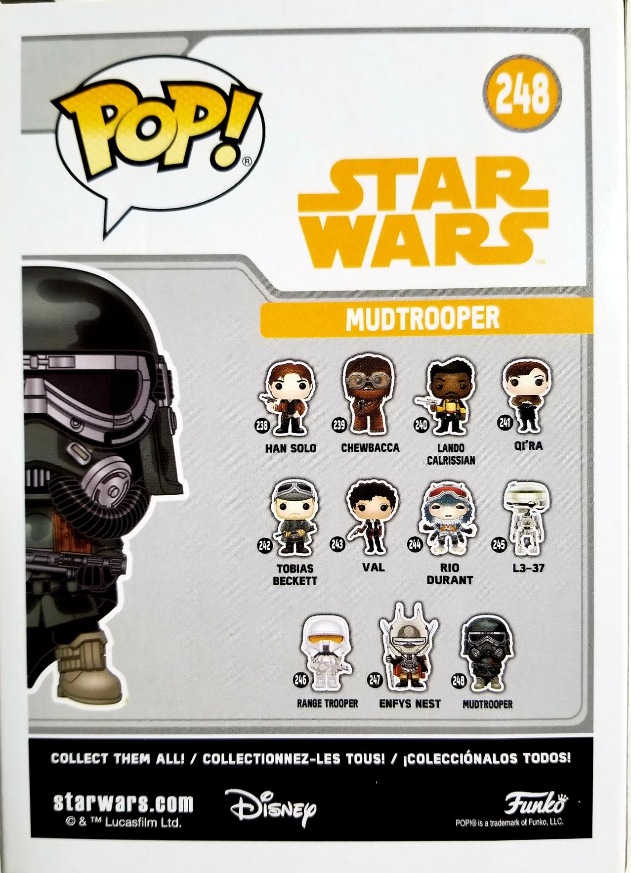 Funko Pop! Movies: Star Wars Mudtrooper SOLO: - Funko (SOLO A Star Wars Story) action figure collectible [Barcode 0889698292474] - Main Image 2