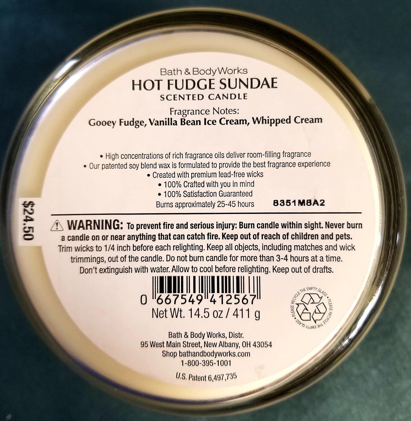 CANDLE: Summer Treats Bath & Bodyworks Hot Fudge Sundae - Bath & Bodyworks Candle (Summer Candles) action figure collectible - Main Image 2