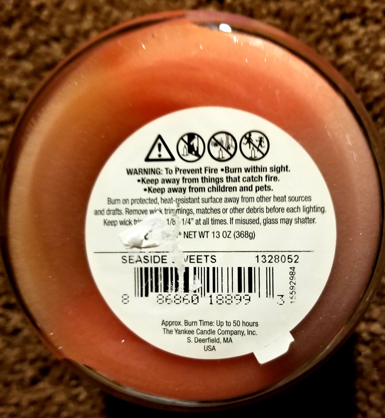 CANDLE: Food Yankee Seaside Sweets 2015 - Yankee Candle (Food Candles) action figure collectible - Main Image 2