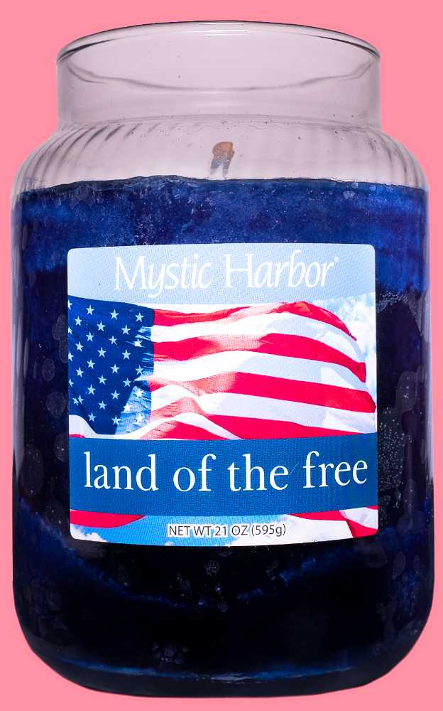 CANDLE: USA Patriotic Mystic Harbor Yankee Land of the Free 2015 - Mystic Harbor Candle (USA Candles) action figure collectible - Main Image 3