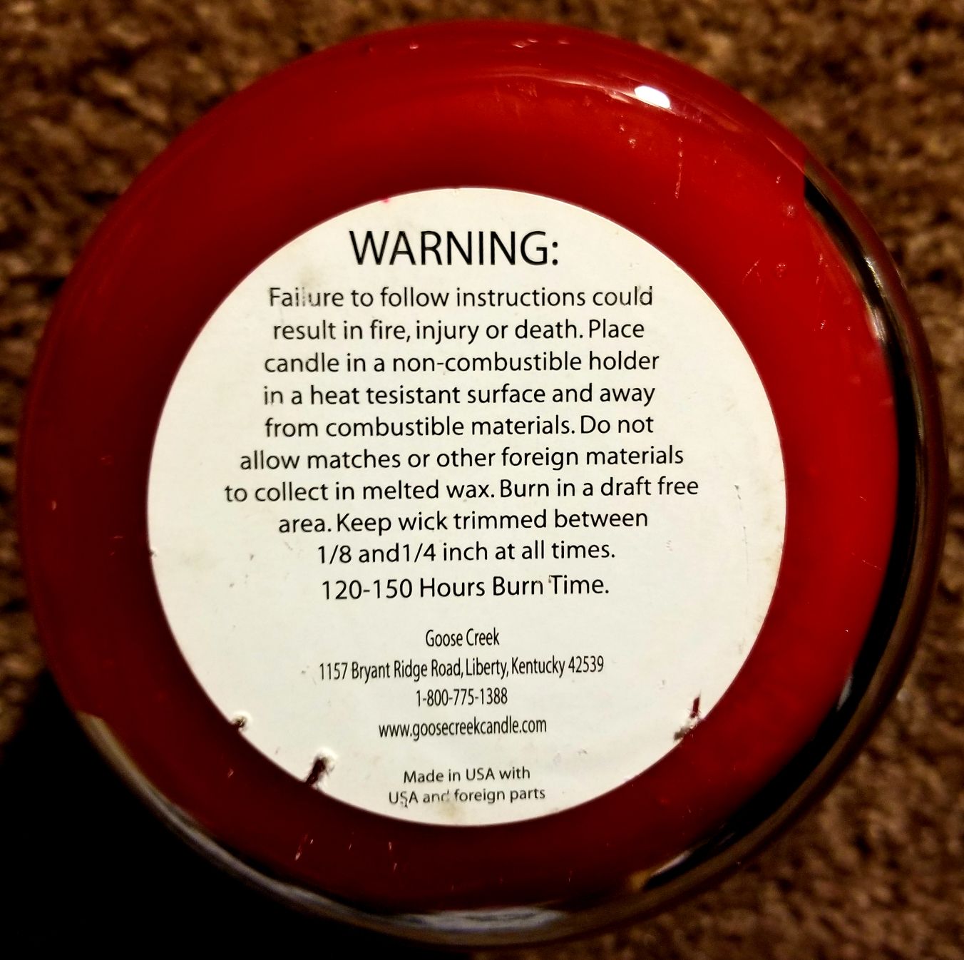 CANDLE: USA Patriotic Goose Creek America 2015 - Goose Creek Candle (USA Candles) action figure collectible - Main Image 2