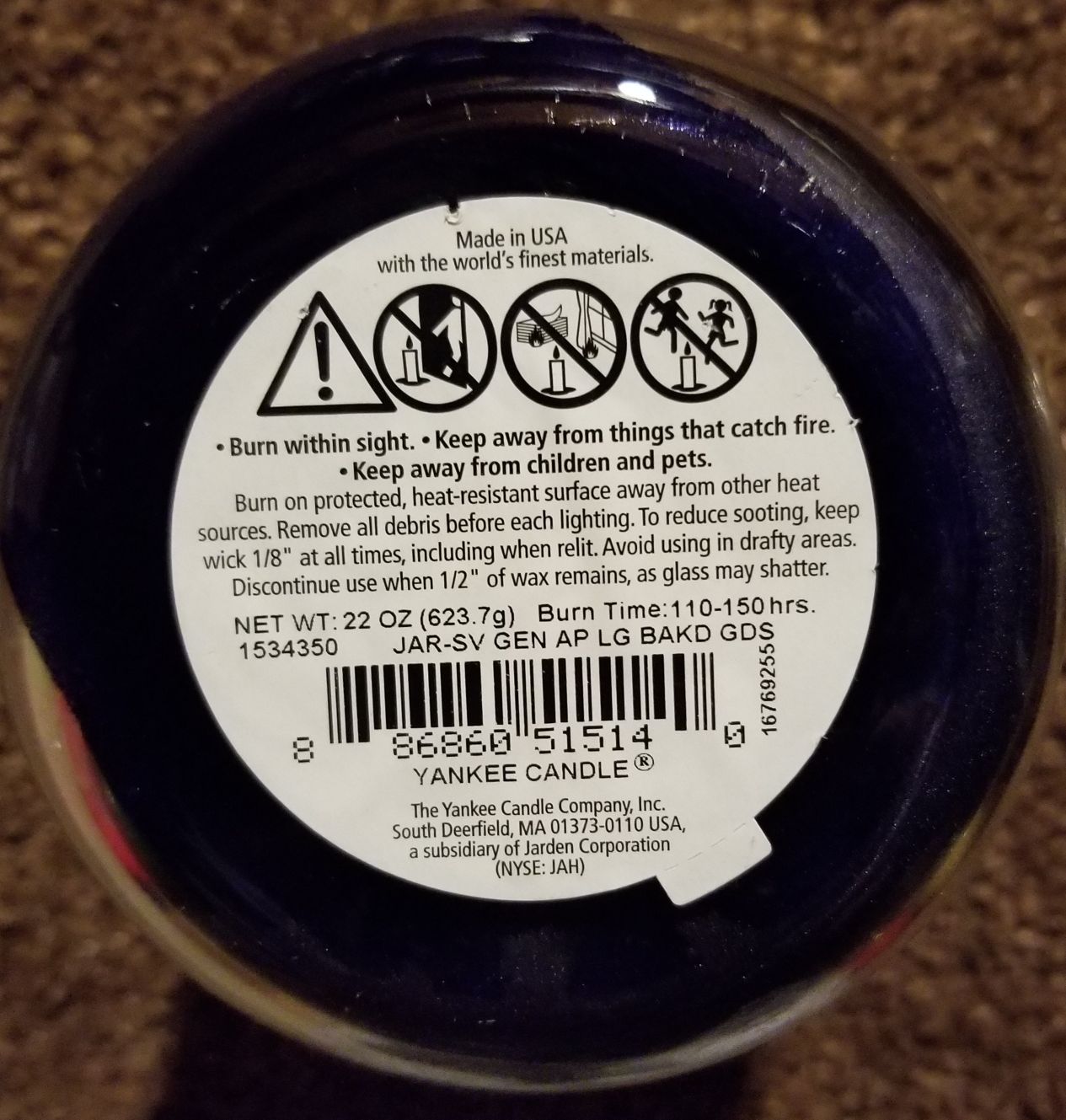 CANDLE: America Patriotic Yankee Pride Pie - Yankee Candle (Patriotic Candles) action figure collectible - Main Image 2