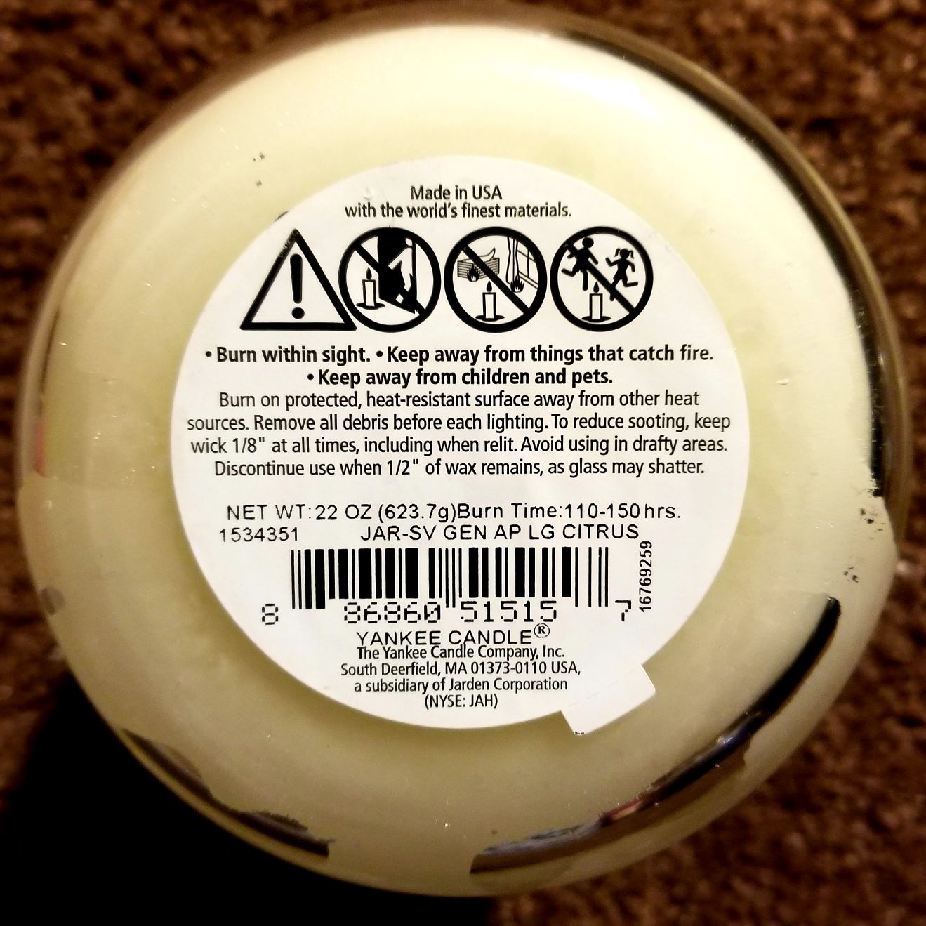 CANDLE: America Patriotic Yankee Pride White Picked Fence - Yankee Candle (Patriotic Candles) action figure collectible - Main Image 2