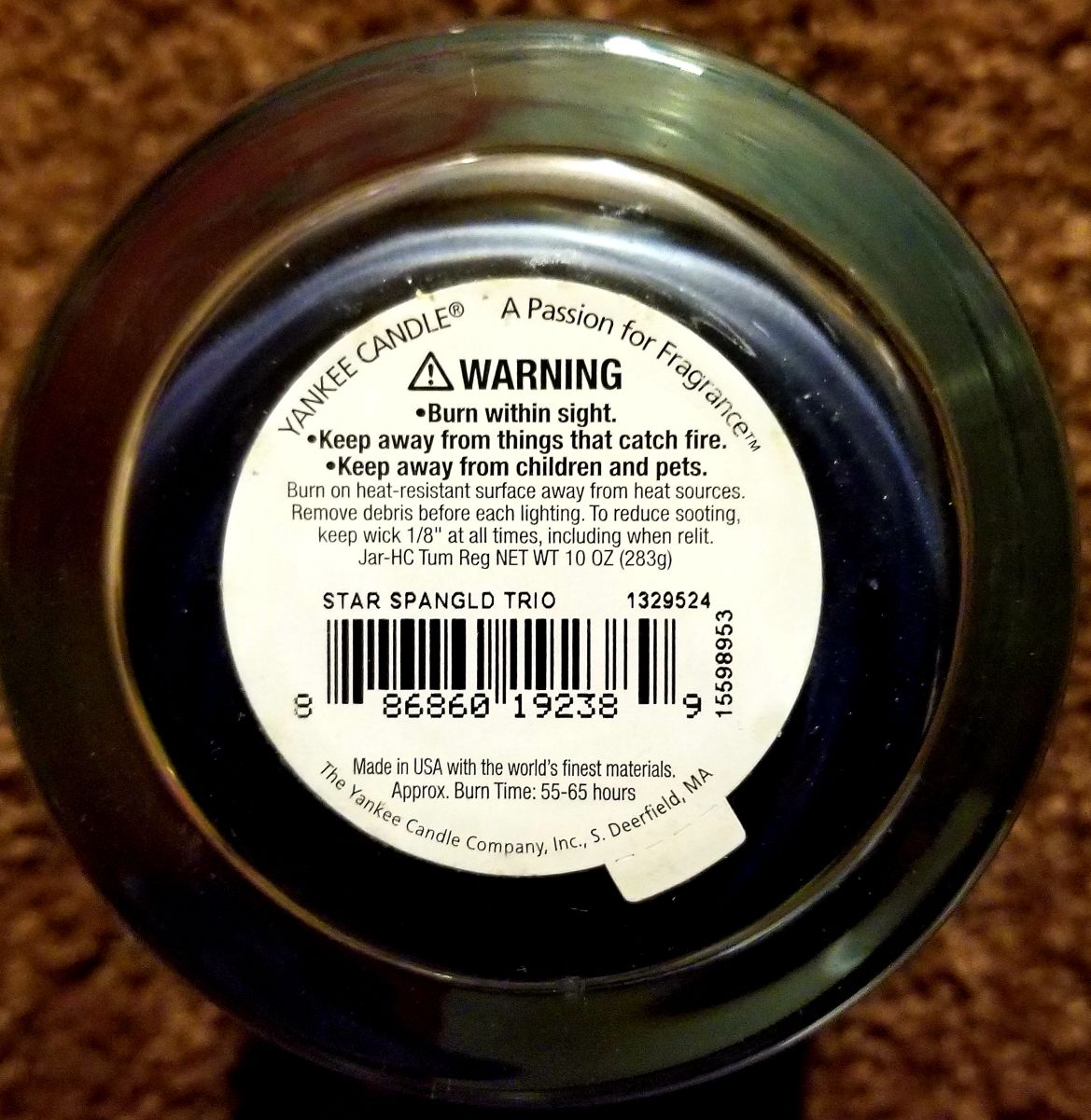 CANDLE: USA Patriotic Yankee Star Spangled Trio 2015 - Yankee Candle (USA Candles) action figure collectible - Main Image 2