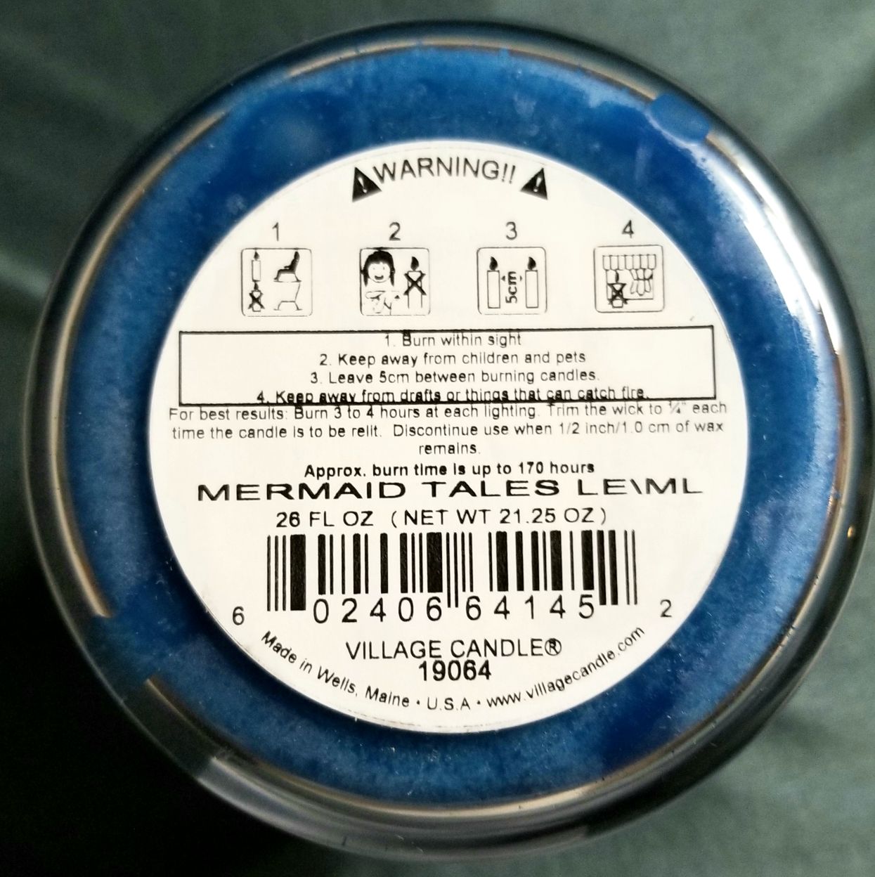 CANDLE: Enchanted Village Mermaid Tales 2019 - Village Candle (Enchanted Candles) action figure collectible [Barcode 602406641452] - Main Image 2