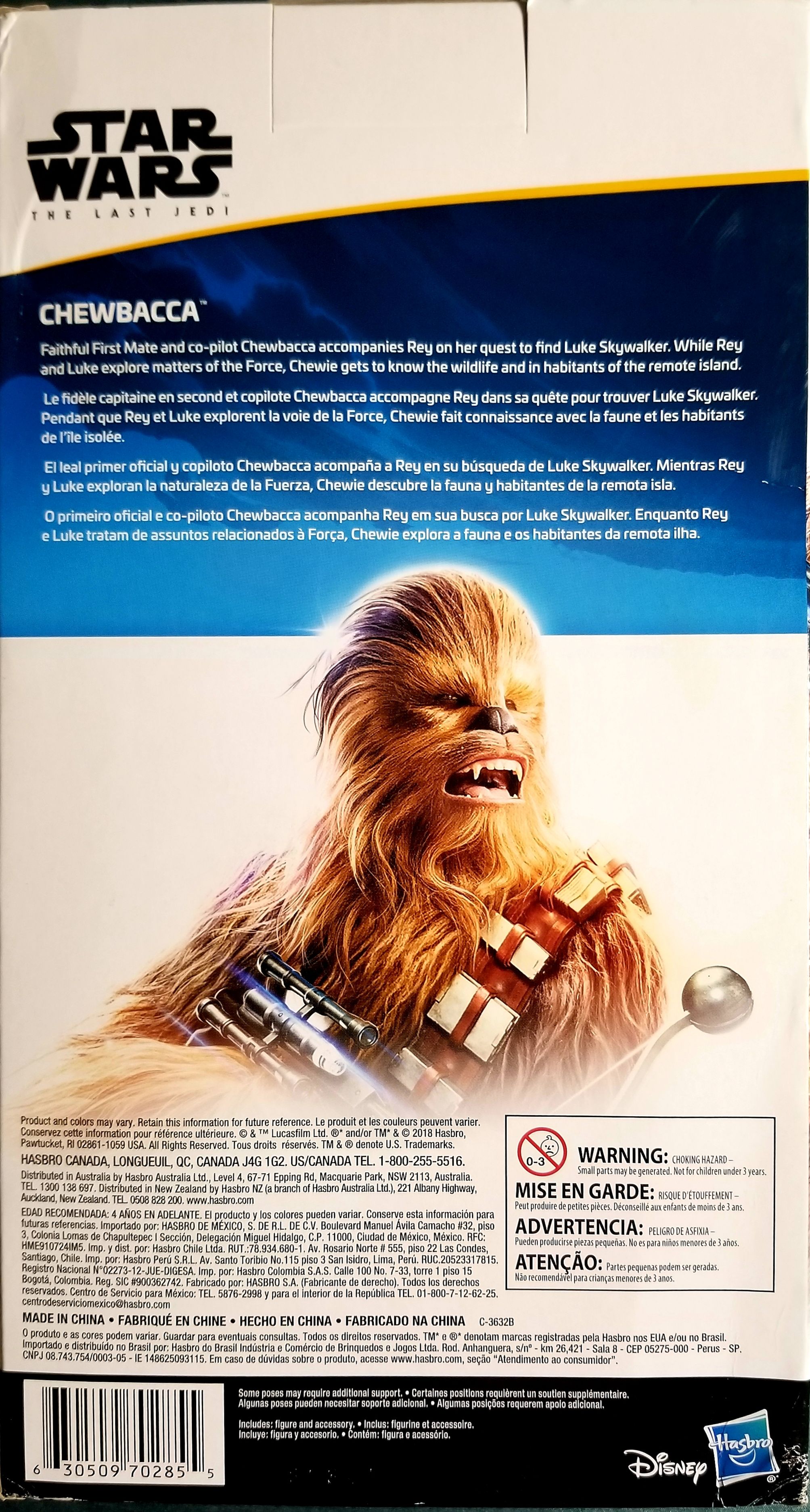 Solo: A Star Wars Story Figure 12 inch Chewbacca SOLO: - Hasbro (SOLO A Star Wars Story) action figure collectible [Barcode 630509702855] - Main Image 2