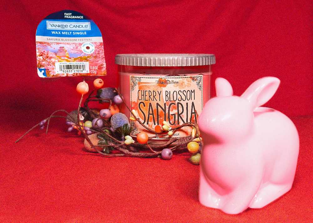 CANDLE: Wine Bath and Body Works Cherry Blossom Sangria 2014 - Bath & Bodyworks Candle (Wine & Sangria Candles) action figure collectible - Main Image 3