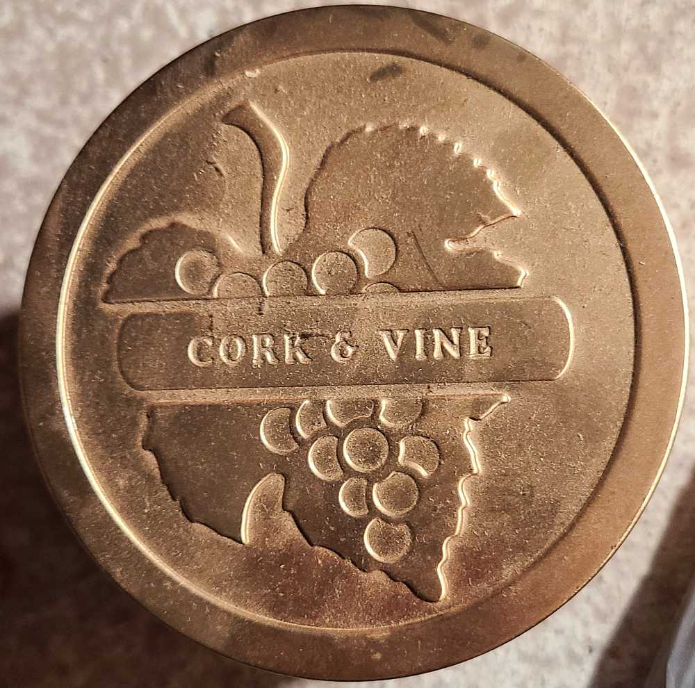 CANDLE: Wine Bath and Body Works Citron Cedarwood (Cork & Vineyard) 2015 - Bath & Bodyworks Candle (Wine & Sangria Candles) action figure collectible - Main Image 3