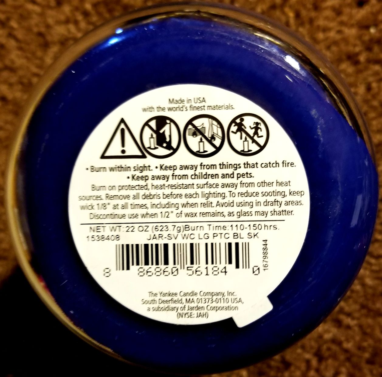 CANDLE: USA Patriotic Yankee Patriotic Blue Skies 2016 - Yankee Candle (USA Candles) action figure collectible - Main Image 2