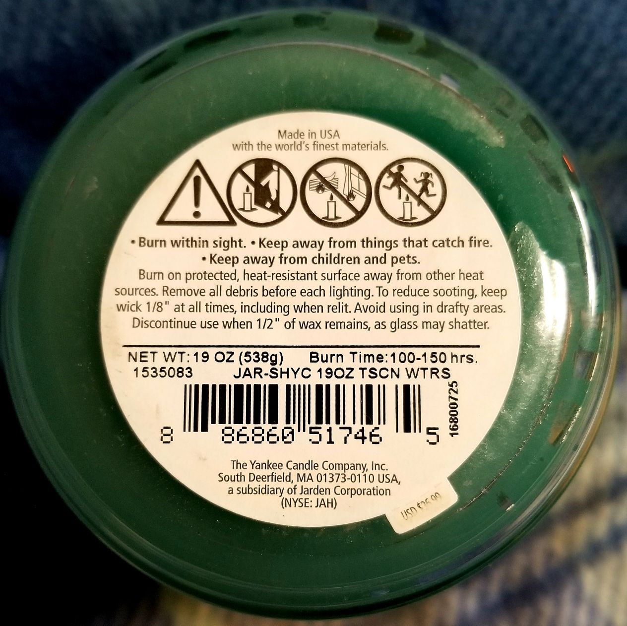 CANDLE: Mediterranean Escape Yankee Tuscan Waters - Yankee Candle (Mediterranean Escape) action figure collectible - Main Image 2