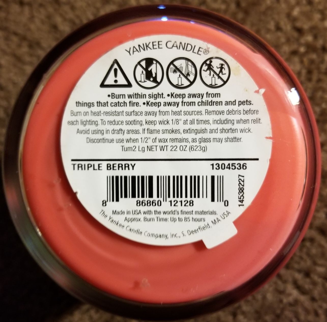 CANDLE: Summer Treats Yankee Triple Berry - Yankee Candle (Summer Candles) action figure collectible - Main Image 2