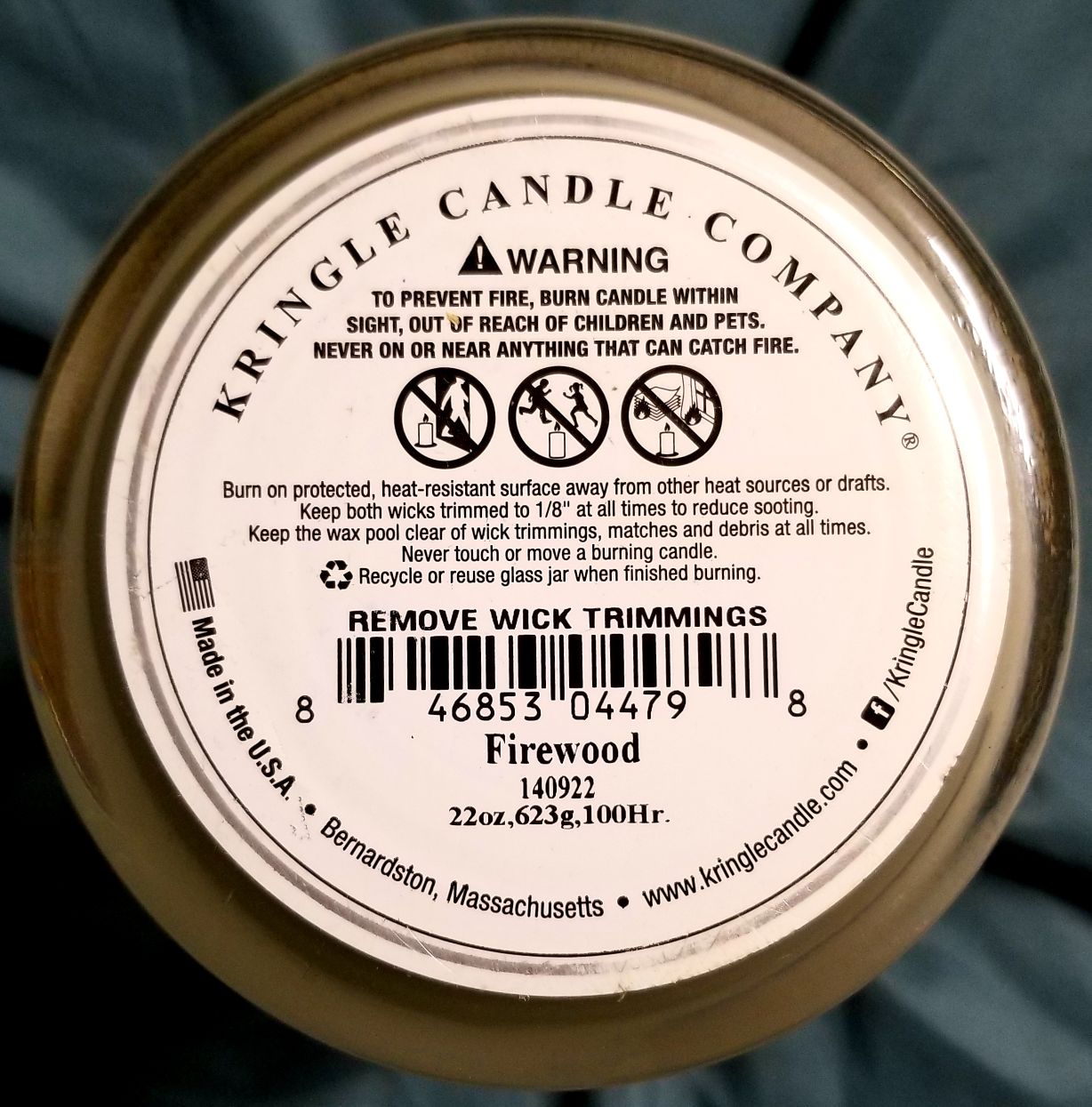 CANDLE: Man Candles Kringle Firewood 2014 - Kringle Candle (Man Candles) action figure collectible [Barcode 846853044798] - Main Image 2