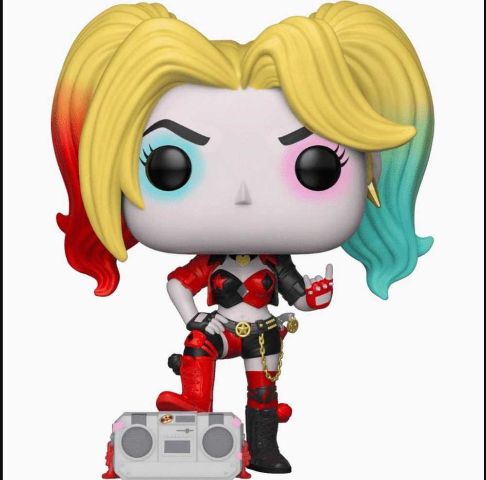 Funko Pop! DC Superheros: Mad Love Harley Quinn with Boombox - Funko (Batman Mad Love) action figure collectible [Barcode 0889698389761] - Main Image 3
