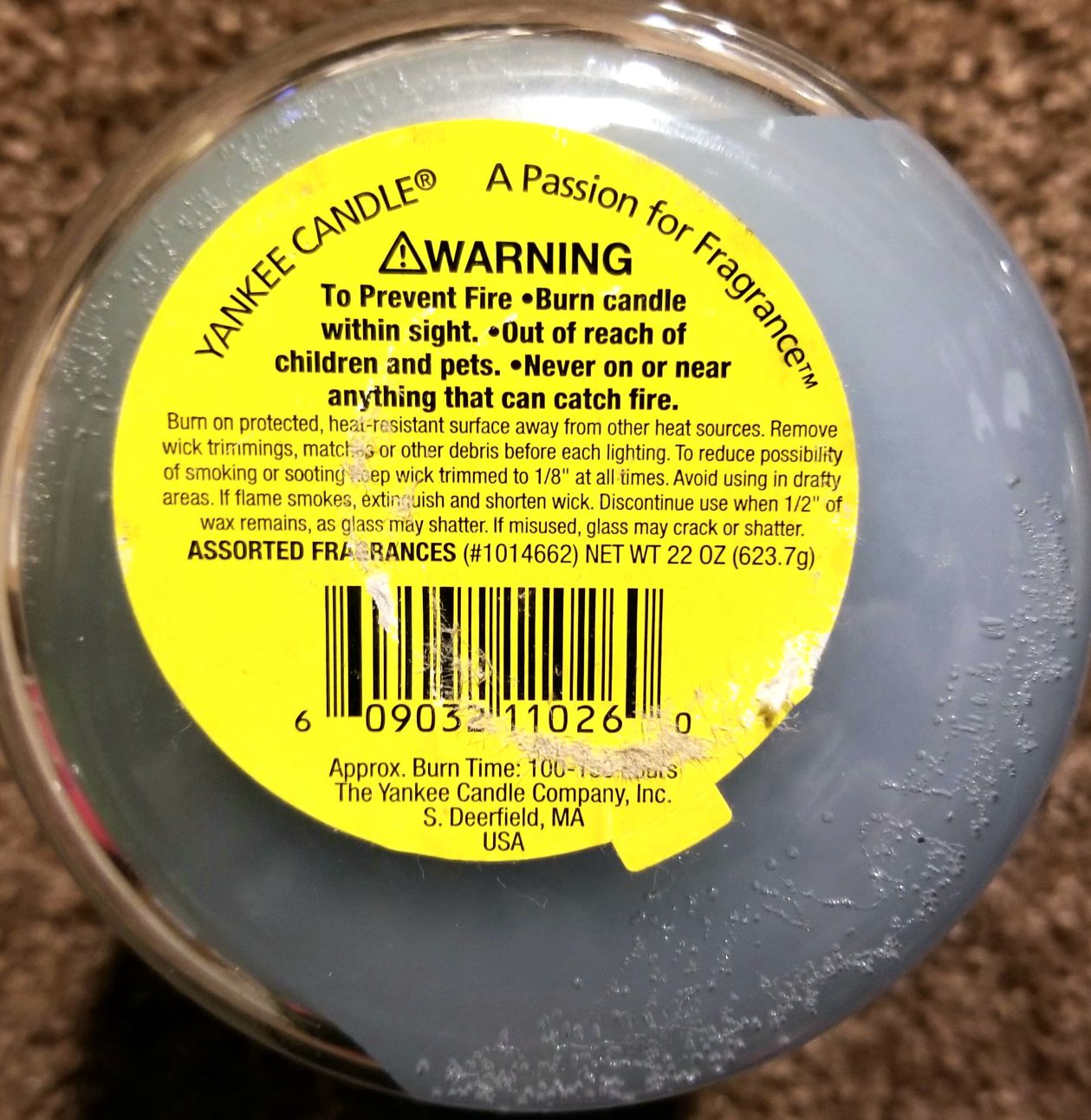 CANDLE: Autumn Yankee Crisp Morning Air - Yankee Candle (Autumn Candles) action figure collectible - Main Image 2