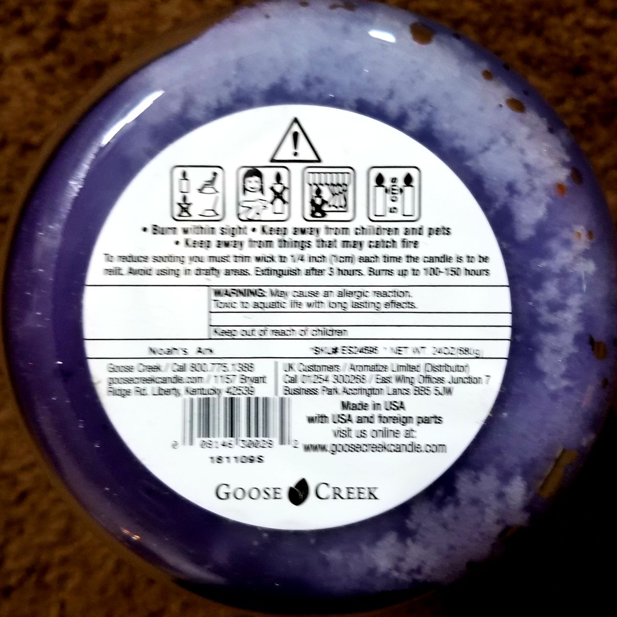 CANDLE: Desert Goose Creek Noah’s Ark 2018 - Goose Creek Candle (International Candles) action figure collectible - Main Image 2