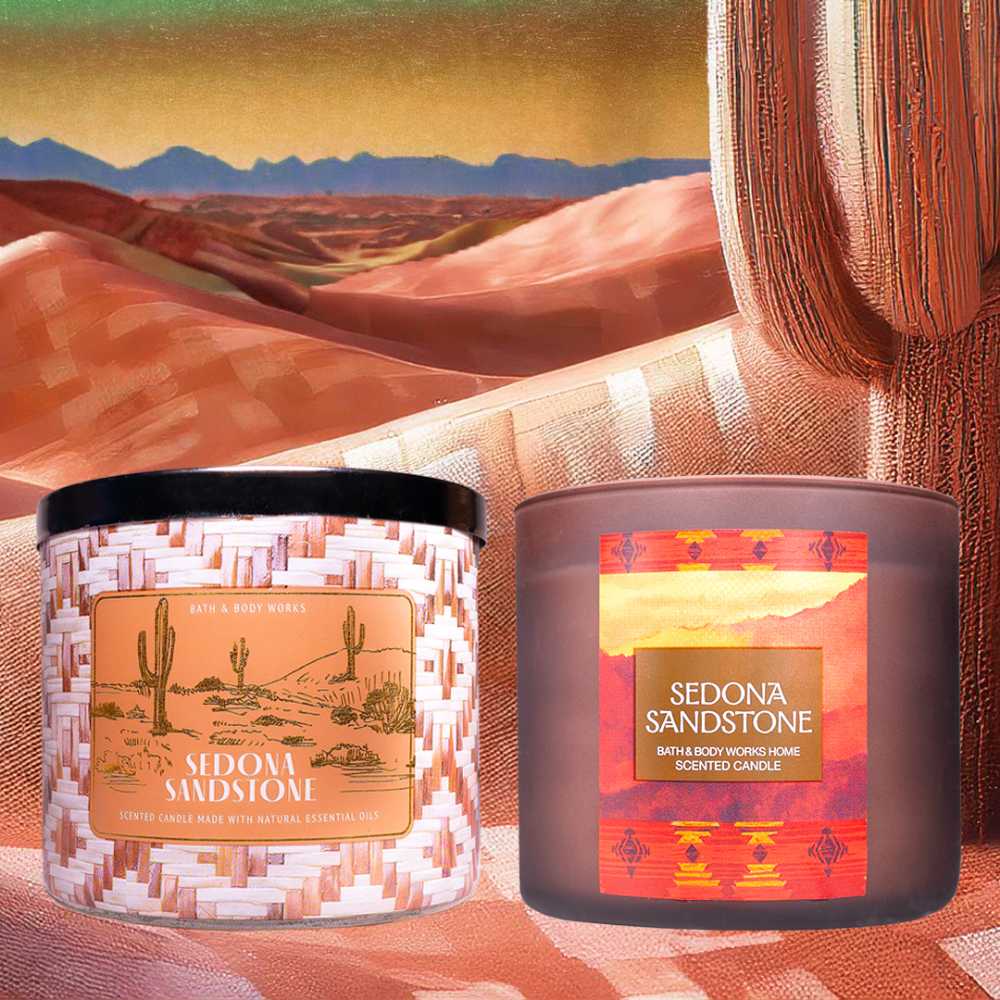 CANDLE: Desert Bath and Bodyworks Sedona Sandstone 2016 - Bath & Bodyworks Candle (Desert Candles) action figure collectible - Main Image 4
