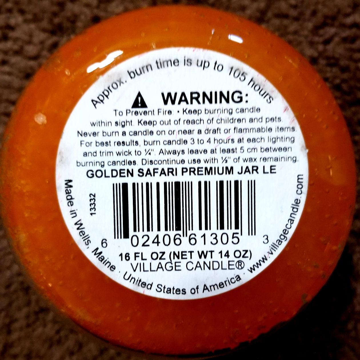 CANDLE: Desert Village Golden Safari Africa 2015 - Village Candle (International Candles) action figure collectible - Main Image 2