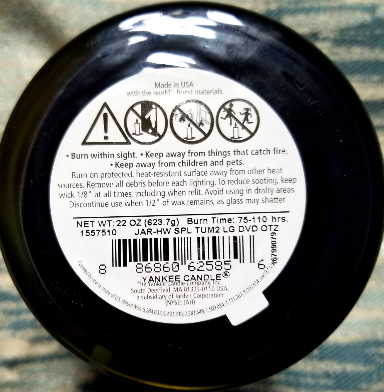 CANDLE: USA Patriotic Yankee  Big Pappi’s Retirement Party David Ortiz 2016 - Yankee Candle (Sports Candles) action figure collectible [Barcode 886860625856] - Main Image 2